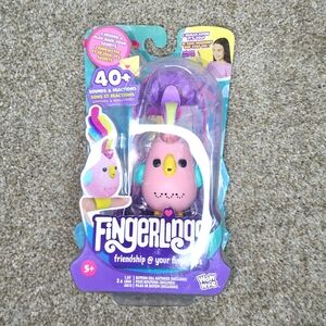 Fingerlings Interactive Pink and Purple Toy